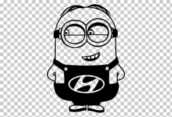 Bob the Minion Decal Silhouette Car Minions, Silhouette PNG ...