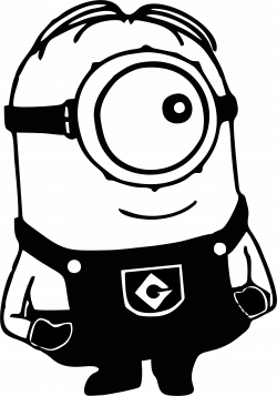 Minion 2 | Cartoon silhouette, Car decals, Vinyl decals