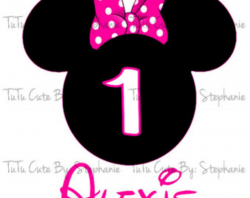 Minnie Mouse 1st Birthday Clip Art | Clipart Panda - Free Clipart Images