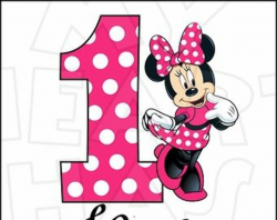 Minnie Mouse 1st Birthday Clipart - clipartsgram.com | minnie mouse ...