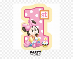 Minnie Mouse 1st Birthday Png - Minnie Mouse Baby 1, Transparent Png ...