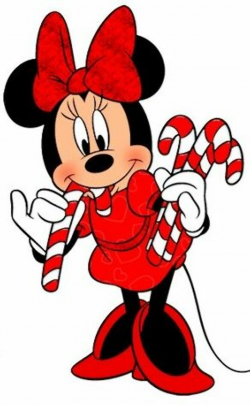 Candy Cane Christmas... Minnie Mouse with Candy Canes. | Mikey mouse ...