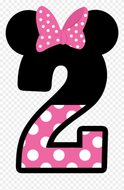 Numbers Clipart Minnie Mouse - Numero 3 Minnie Rosa - Png Download ...
