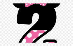 Mickey Mouse Clipart Number - 2 Minnie Mouse Png Transparent Png ...