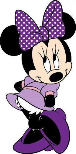 Minnie Mouse ~ A Purple Pose | Color Me With Purple | Minnie mouse ...