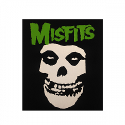 Misfits - Green Logo Crimson Ghost