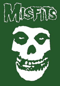 green misfits band logo in 2019 | Misfits band, Metal band ...