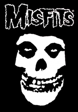 Misfits Fiend Skull Cloth Textile Fabric Poster Flag Fabric Poster Print,  30x40