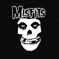 Misfits Punk Long Sleeved Baby T-Shirt - Skull Logo