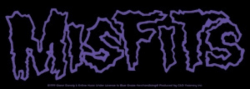 Misfits Vinyl Sticker Purple Letters Logo