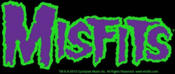 Misfits- Purple & Green Logo woven patch (ep405) | Green ...