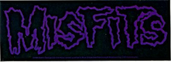 THE MISFITS purple logo on black STICKER **FREE SHIPPING** samhain danzig |  eBay