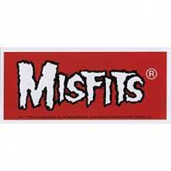 Amazon.com : C&D Visionary Misfits Logo On Red Sticker (S ...