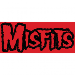 Misfits Red Logo Large Sticker