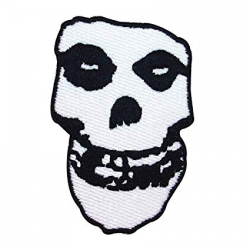 Amazon.com: Crimson Ghost White Skull Misfits Band Logo ...