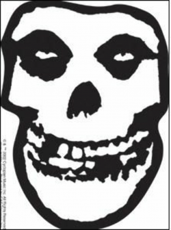 misfits skull stencil for pumpkin | Misfits band, Band logos ...