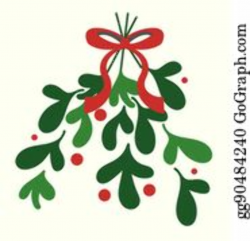 Mistletoe Clip Art - Royalty Free - GoGraph