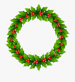 Wreath Clipart Mistletoe - Christmas Mistletoe Png #41109 ...