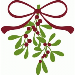Silhouette Design Store - View Design #71506: mistletoe ...