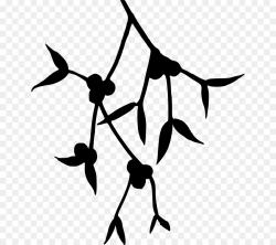 Christmas Black And White clipart - Silhouette, Leaf, Black ...