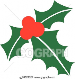 Vector Illustration - Christmas mistletoe. EPS Clipart ...