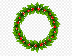 Mistletoe Christmas Wreath Clip art - Christmas Mistletoe ...