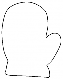 Free Mitten Outline, Download Free Clip Art, Free Clip Art ...