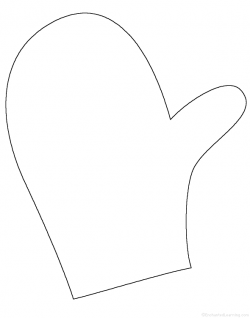 Free Mitten Outline, Download Free Clip Art, Free Clip Art ...