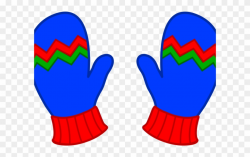 Mitten Cliparts - Winter Gloves Clipart Png Transparent Png ...