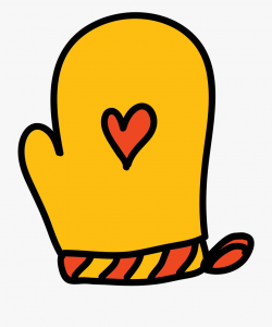 Mitten Clipart Yellow - Kitchen Mittens Ico, Cliparts ...