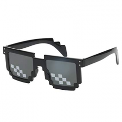 Thug Life Glasses Pixel Code Sunglasses Anime Peripheral Sunglasses