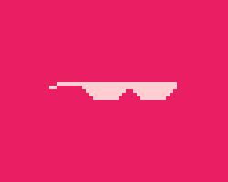 Pixilart - Pink MLG glasses by MoonLight-Cat