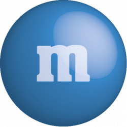 Blue, chocolate, color, colour, m&m icon