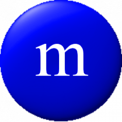 Blue M&M Icon