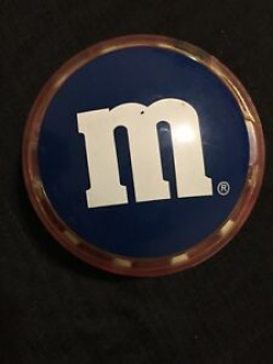Details about M&M POWER CANDY DISPENSER - BLUE - VINTAGE
