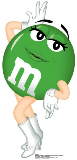 M& M characters | M & M\'s-Green M\'s Green/ Strike a Pose in ...