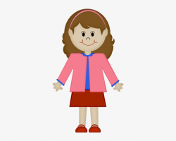 Mom With Brown Hair Clipart - 353x600 PNG Download - PNGkit