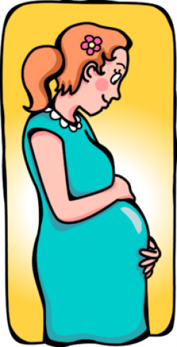 Image: Pregnant Mom holding her belly | Christart.com
