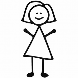 Mom Stick Figure 34 Vinyl Decal Sticker