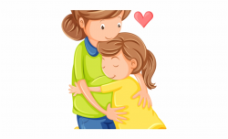 Aunt Clipart Mum - Mom And Daughter Clipart Transparent ...