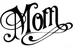 Word Mom Clipart Black And White » Clip #724755 - PNG Images ...