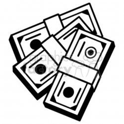 stacks of cash clipart. Royalty-free clipart # 371562