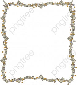 Money Border, Money Clipart, Frame, Dollar PNG Transparent Image and ...
