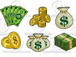 Cartoon money clipart » Clipart Station