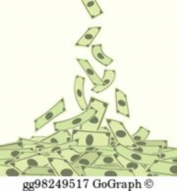 Money Falling Clip Art - Royalty Free - GoGraph