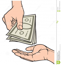 Hand With Money Clipart & Free Clip Art Images #3765 - Clipartimage.com