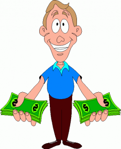 Man With Money Clipart - Clip Art Library