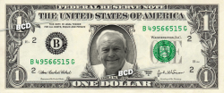 ARNOLD PALMER on REAL Dollar Bill - Cash Celebrity Money Art Mint  One-of-a-Kind Unique Gift Idea