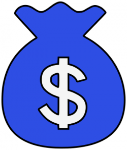 Blue clipart money, Blue money Transparent FREE for download ...
