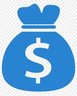 We Pay Cash - Money Bag Icon Blue - Free Transparent PNG ...